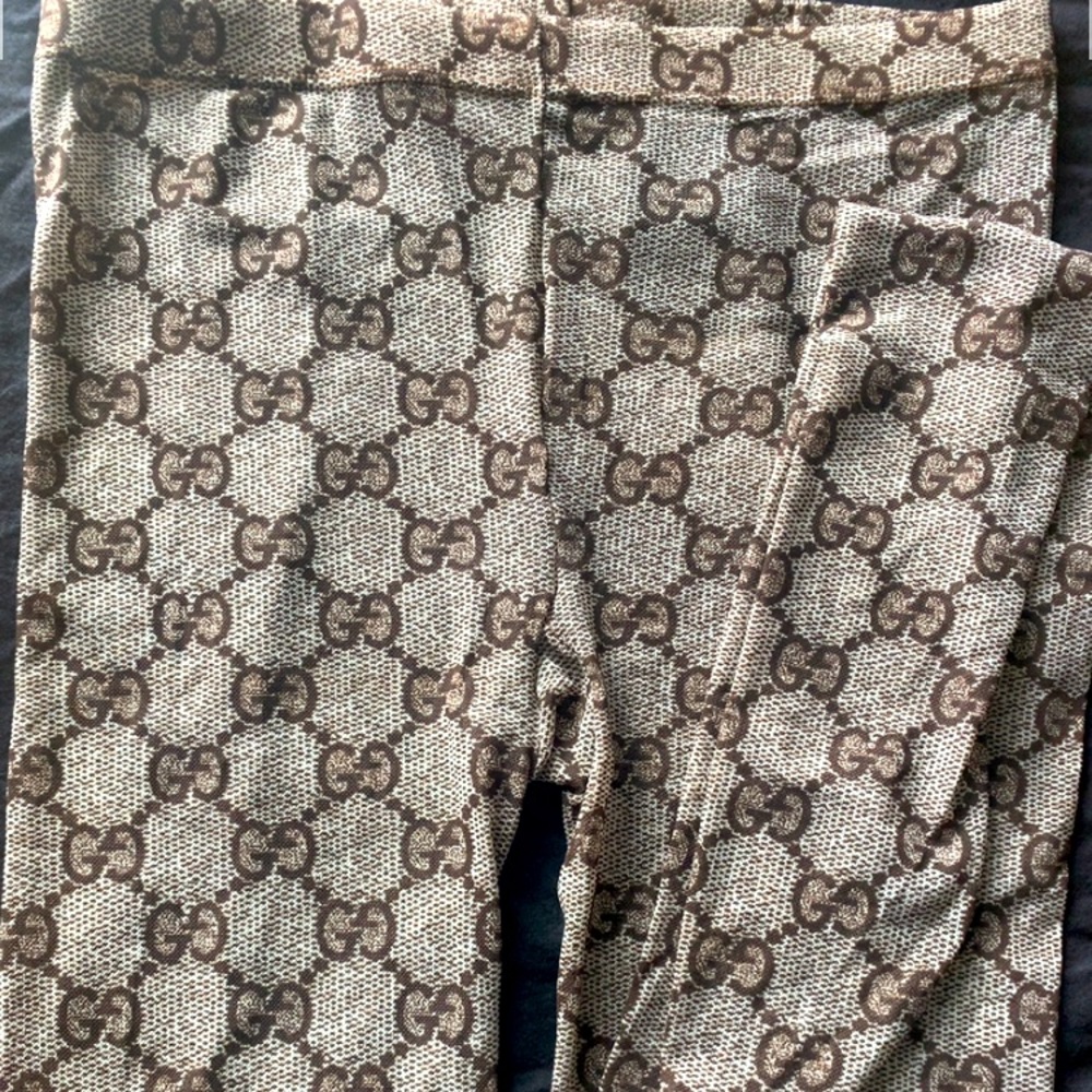 Authentic Gucci GG pattern tights